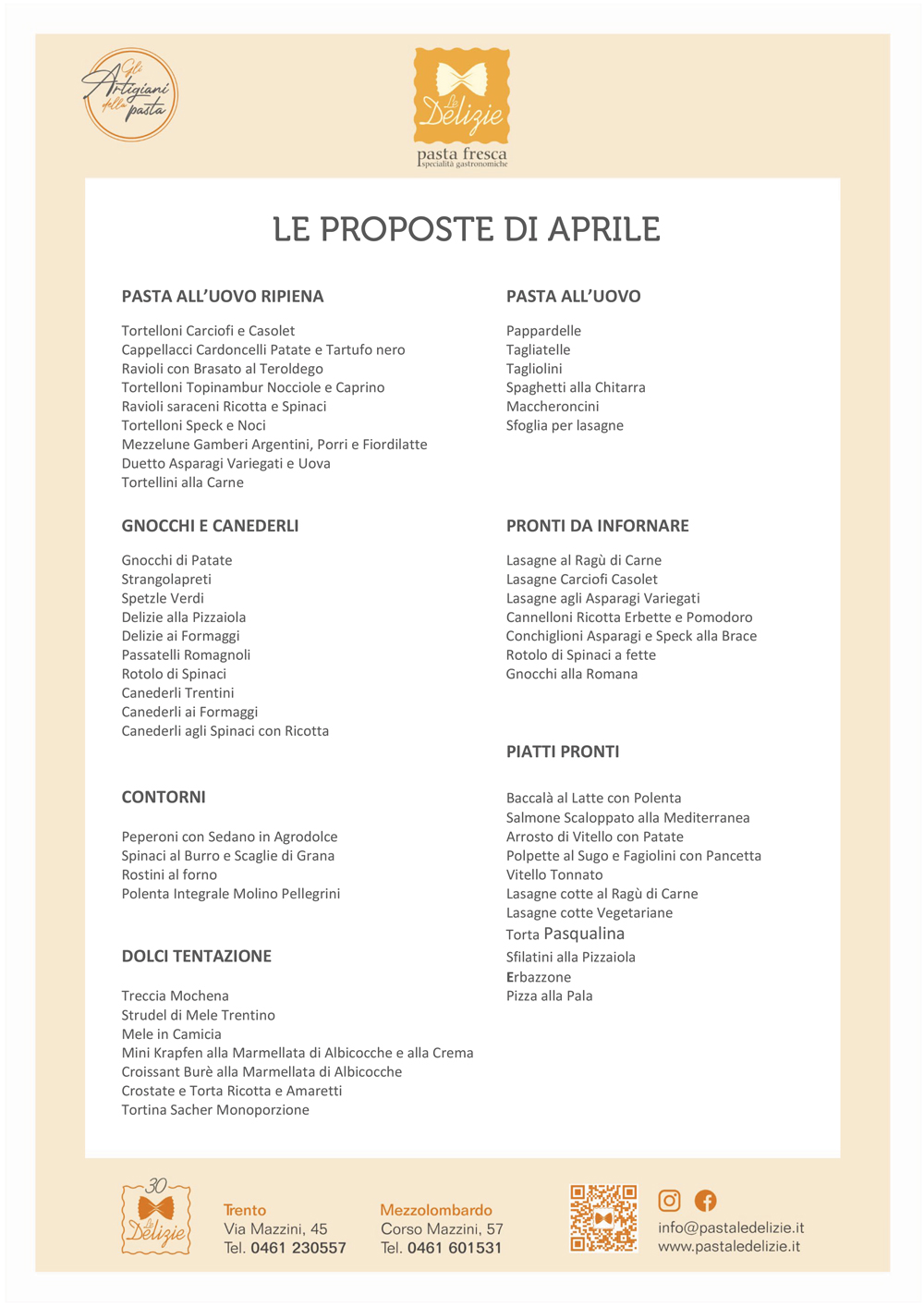 Proposte Aprile 2026