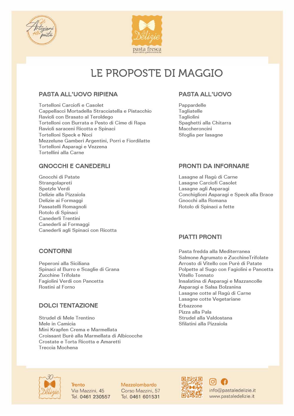 Proposte maggio 2026