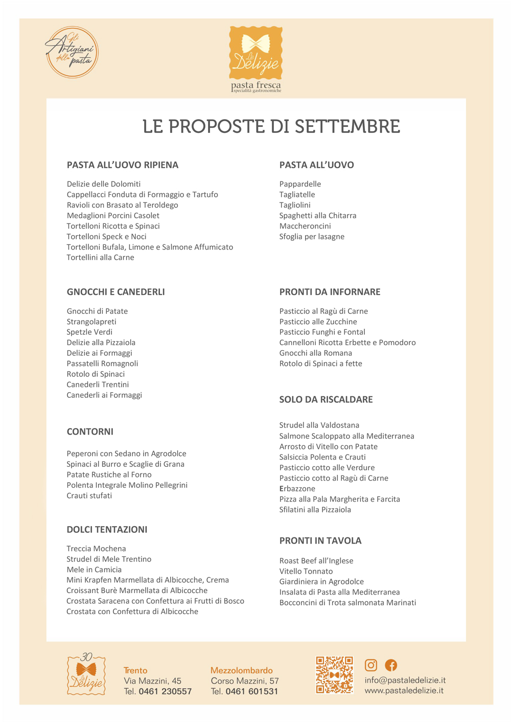 proposte settembre 2025